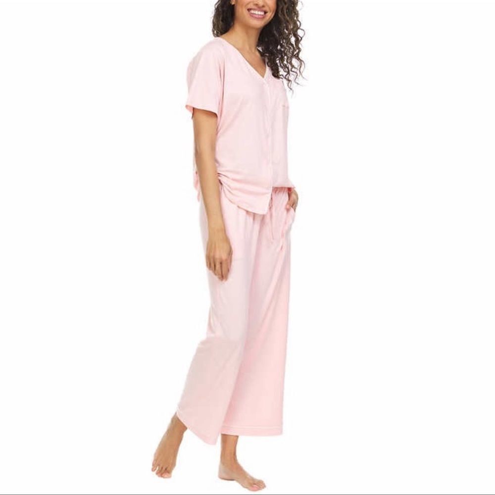 Flora Nikrooz Ladies' Button Front 2-piece PJ Set - Picture 4 of 7